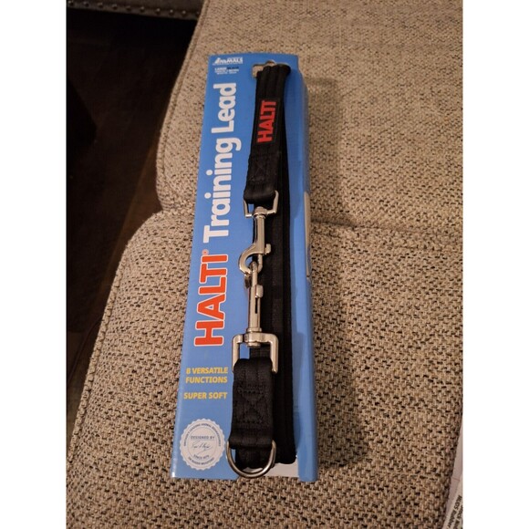Halti Dog Training Lead - lge - Black NEW - Picture 1 of 9